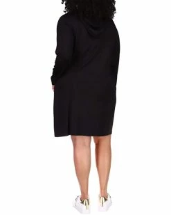 MICHAEL Michael Kors Plus Size Long Sleeve Circle MK Logo Hoodie Dress | Dresses -MICHAEL Michael Kors Sales Store 610fWxAEBFL. AC SR736920