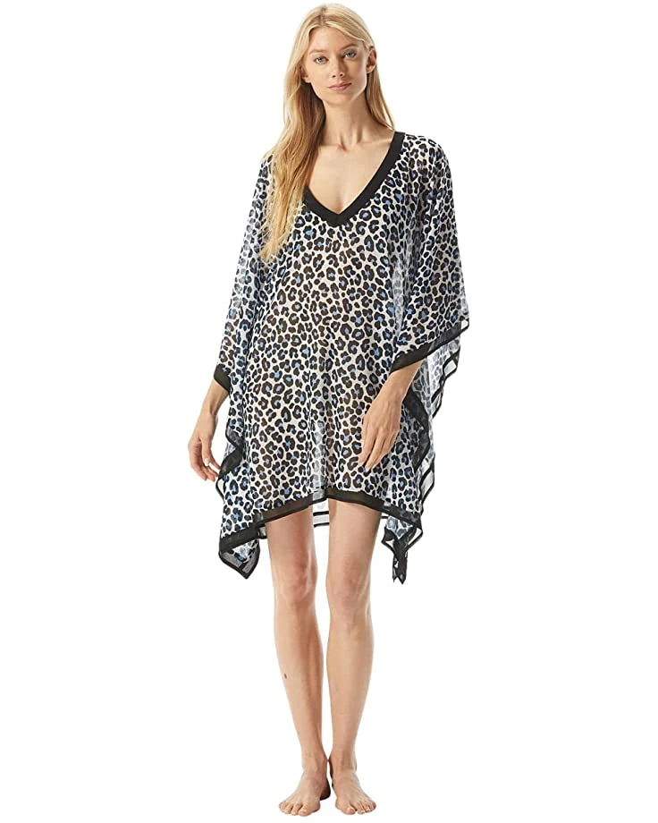 MICHAEL Michael Kors Leopard Caftan Cover-Up | Swimwear 1 MICHAEL Michael Kors Leopard Caftan Cover-Up | Swimwear