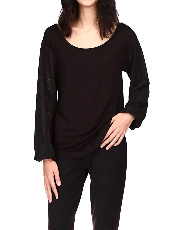 MICHAEL Michael Kors Open Neck Long Sleeve Top | Shirts & Tops 1 MICHAEL Michael Kors Open Neck Long Sleeve Top | Shirts & Tops