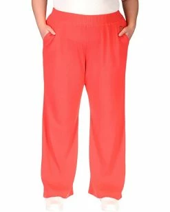 MICHAEL Michael Kors Plus Size Waffle Wide Leg Pants