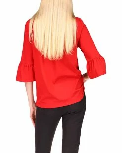MICHAEL Michael Kors Solid Flare Sleeve Top | Shirts & Tops -MICHAEL Michael Kors Sales Store 61FCAMBdEEL. AC SR736920