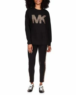 MICHAEL Michael Kors Petite Logo Split Sweatshirt | Hoodies & Sweatshirts