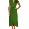 MICHAEL Michael Kors Cap Sleeve Maxi Wrap Dress | Dresses