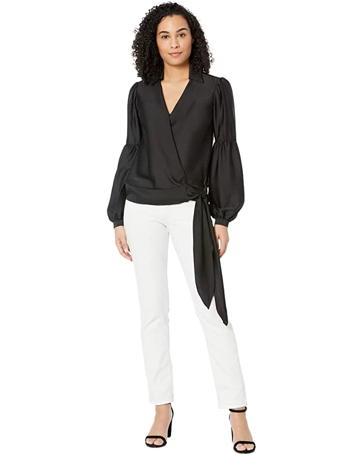 MICHAEL Michael Kors Hammered Stain Wrap Top | Shirts & Tops 1 MICHAEL Michael Kors Hammered Stain Wrap Top | Shirts & Tops
