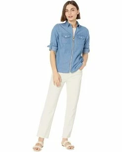 MICHAEL Michael Kors Petite Tencel Dog Tag Top | Shirts & Tops -MICHAEL Michael Kors Sales Store 61lD4kRJpDL. AC SR736920