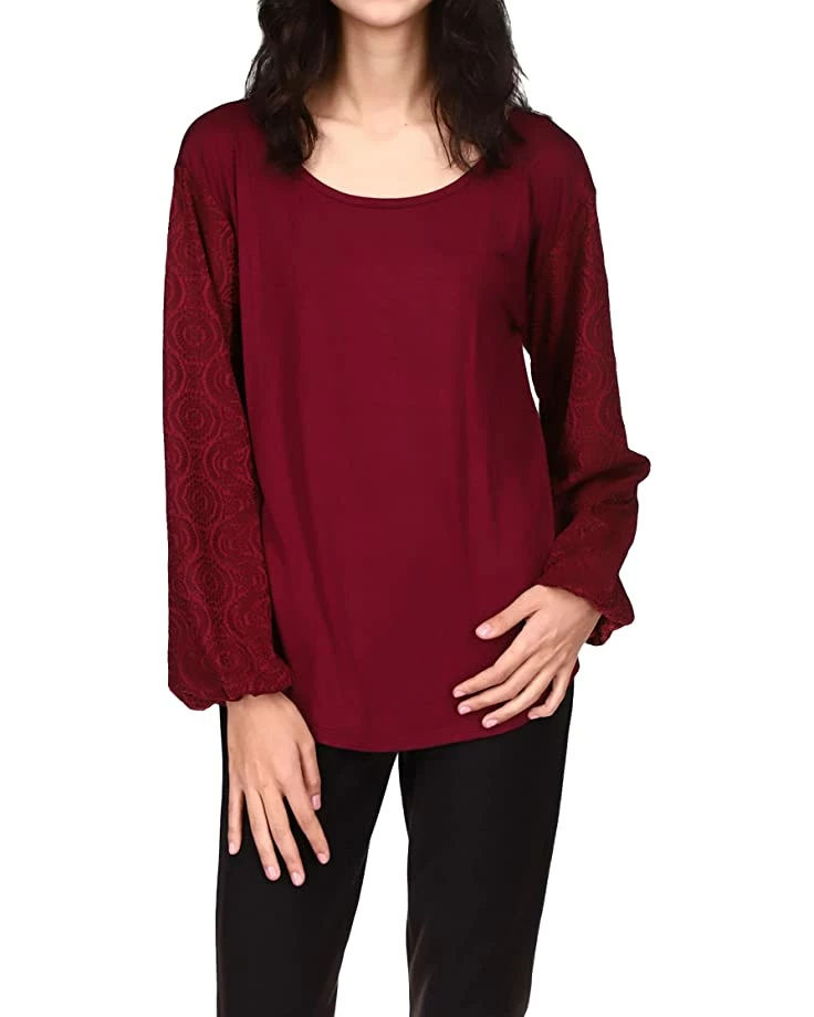 MICHAEL Michael Kors Open Neck Long Sleeve Top | Shirts & Tops 4 MICHAEL Michael Kors Open Neck Long Sleeve Top | Shirts & Tops - Image 4