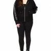 MICHAEL Michael Kors Hoodies & Sweatshirts Plus Size Logo Stripe Zip Hoodie