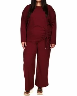 MICHAEL Michael Kors Plus Size Rib Straight Leg Pants