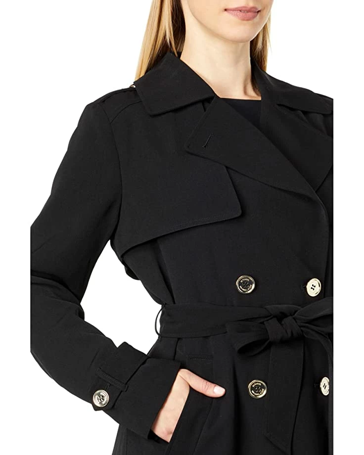 MICHAEL Michael Kors Wrap Trench Duster M723271A74 | Coats & Outerwear 3 MICHAEL Michael Kors Wrap Trench Duster M723271A74 | Coats & Outerwear - Image 3