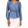 MICHAEL Michael Kors Long Sleeve Wrap Top | Shirts & Tops