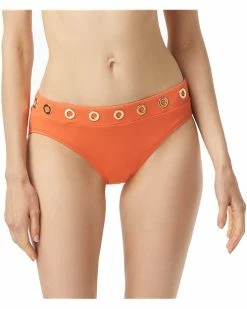 MICHAEL Michael Kors Grommet Solid Bikini Bottoms | Swimwear