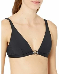 MICHAEL Michael Kors Essentials Solid Triangle Bikini Top | Swimwear 7 MICHAEL Michael Kors Essentials Solid Triangle Bikini Top | Swimwear -MICHAEL Michael Kors Sales Store 71BI338Z8aL. AC SR736920