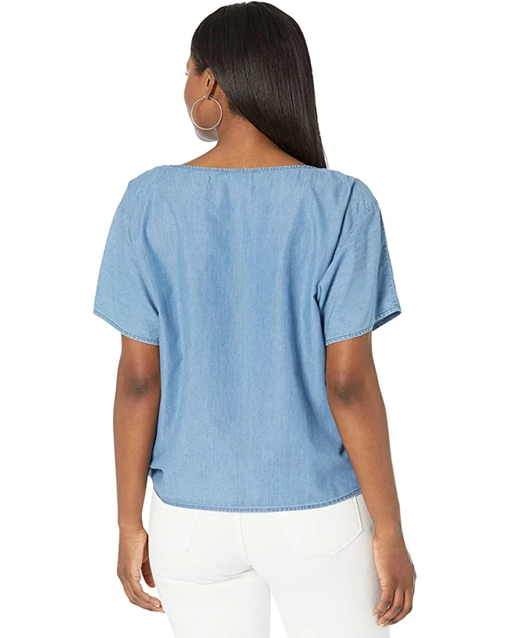 MICHAEL Michael Kors Tencel Side-Tie Top | Shirts & Tops 2 MICHAEL Michael Kors Tencel Side-Tie Top | Shirts & Tops - Image 2