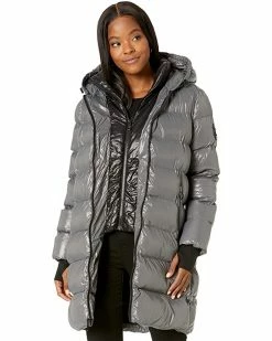MICHAEL Michael Kors Long Recycle Fill Puffer M425395FZ | Coats & Outerwear