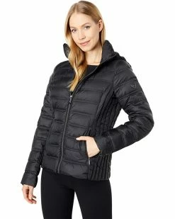 MICHAEL Michael Kors Zip Front Short Packable Down M823157F67 | Coats & Outerwear