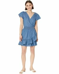 MICHAEL Michael Kors Petite Short Sleeve Tencel Wrap Drs | Dresses -MICHAEL Michael Kors Sales Store 71MqPMXvaDL. AC SR736920