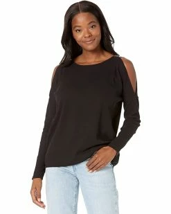 MICHAEL Michael Kors Waffle Stud Cold-Shoulder Top | Shirts & Tops