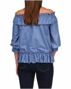 MICHAEL Michael Kors Bar Shoulder Ruffle Top | Shirts & Tops -MICHAEL Michael Kors Sales Store 71SfpiT5f0L. AC SR736920