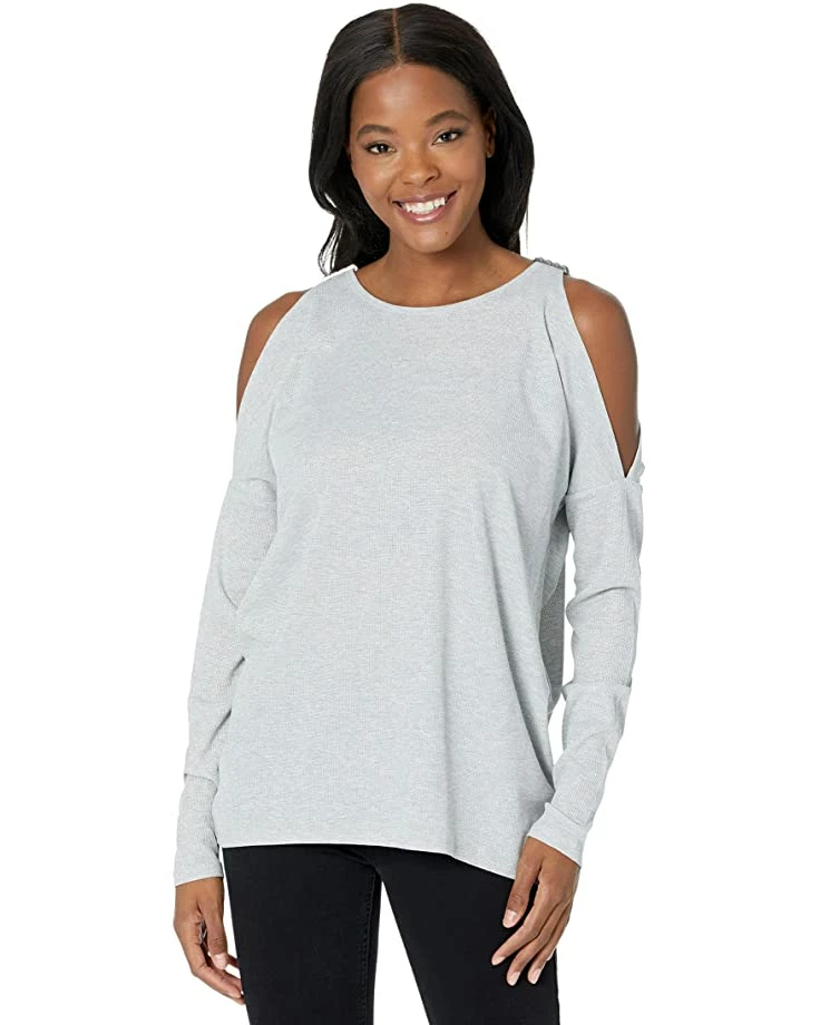 MICHAEL Michael Kors Shine Stud Cold-Shoulder Top | Shirts & Tops 1 MICHAEL Michael Kors Shine Stud Cold-Shoulder Top | Shirts & Tops
