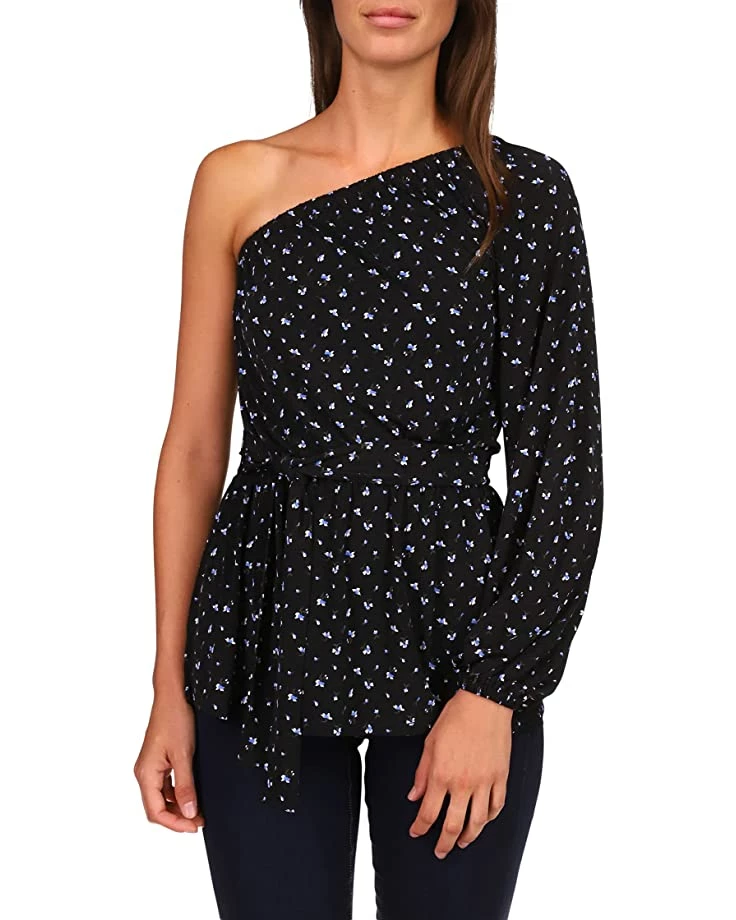 MICHAEL Michael Kors Floral One Shoulder Tunic | Shirts & Tops 1 MICHAEL Michael Kors Floral One Shoulder Tunic | Shirts & Tops
