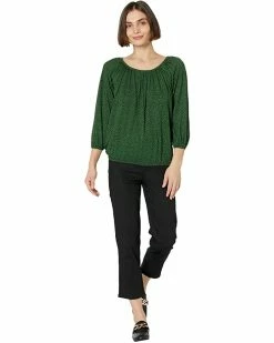 MICHAEL Michael Kors Petite Vine Leaves Peasant Top | Shirts & Tops -MICHAEL Michael Kors Sales Store 71cXiF0 0dL. AC SR736920