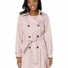 MICHAEL Michael Kors Belted Double Breasted Trench M724660A74 | Coats & Outerwear