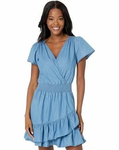 MICHAEL Michael Kors Short Sleeve Tencel Wrap Dress | Dresses