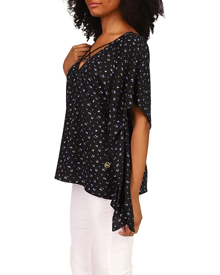 MICHAEL Michael Kors Floral Ditsy Hank Hem Top | Shirts & Tops 2 MICHAEL Michael Kors Floral Ditsy Hank Hem Top | Shirts & Tops - Image 2