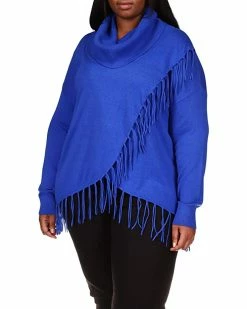 MICHAEL Michael Kors Plus Size Fringe Cowl Wrap Sweater | Sweaters -MICHAEL Michael Kors Sales Store 71uaQXtM0TL. AC SR736920
