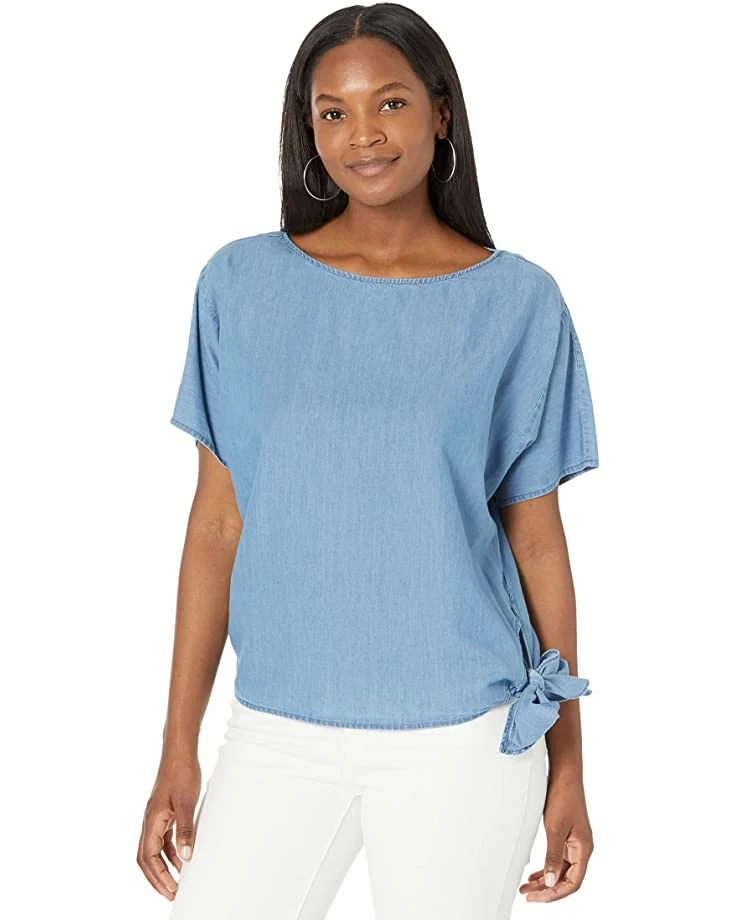 MICHAEL Michael Kors Tencel Side-Tie Top | Shirts & Tops 1 MICHAEL Michael Kors Tencel Side-Tie Top | Shirts & Tops