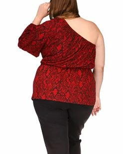 MICHAEL Michael Kors Plus Size Python One Shoulder Tunic | Shirts & Tops -MICHAEL Michael Kors Sales Store 812Mk9bApeL. AC SR736920