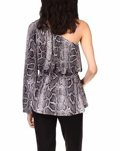 MICHAEL Michael Kors Snake One Shoulder Tunic | Shirts & Tops -MICHAEL Michael Kors Sales Store 813Q 2TFdfL. AC SR736920