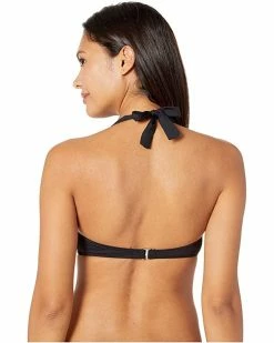 MICHAEL Michael Kors Iconic Solids Logo Ring Halter Bikini Top | Swimwear -MICHAEL Michael Kors Sales Store 813nu79tj0L. AC SR736920