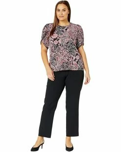 MICHAEL Michael Kors Plus Size Arabesque Paisley Petal Sleeve Top | Shirts & Tops 7 MICHAEL Michael Kors Plus Size Arabesque Paisley Petal Sleeve Top | Shirts & Tops -MICHAEL Michael Kors Sales Store 81KLhJcK6 L. AC SR736920