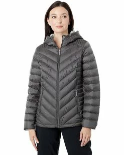 MICHAEL Michael Kors Short Zip Front Down Packable M825069BNM | Coats & Outerwear