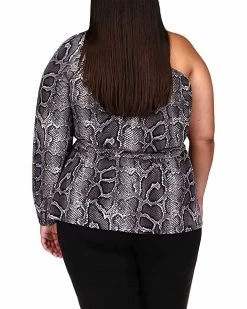 MICHAEL Michael Kors Plus Size Snake One Shoulder Tunic | Shirts & Tops -MICHAEL Michael Kors Sales Store 81KhjOoJILL. AC SR736920