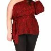 MICHAEL Michael Kors Plus Size Python One Shoulder Tunic | Shirts & Tops