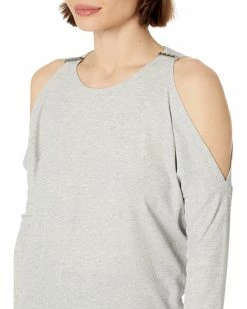 MICHAEL Michael Kors Petite Shine Stud Cold-Shoulder Top | Shirts & Tops -MICHAEL Michael Kors Sales Store 81LaYGUfMqL. AC SR736920