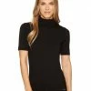 MICHAEL Michael Kors Short Sleeve Solid Mock Neck | Shirts & Tops