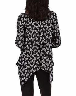 MICHAEL Michael Kors Paisley Hank Hem Top | Shirts & Tops -MICHAEL Michael Kors Sales Store 81RF9U1YPyL. AC SR736920