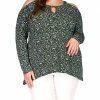 MICHAEL Michael Kors Plus Size Floral Cold-Shoulder Top | Shirts & Tops