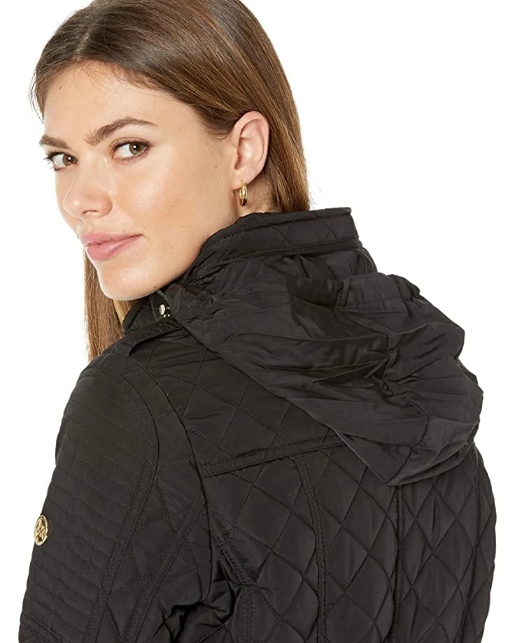 MICHAEL Michael Kors Anorak Cargo Pocket Quilt-Exclusive M422883T74 | Coats & Outerwear 4 MICHAEL Michael Kors Anorak Cargo Pocket Quilt-Exclusive M422883T74 | Coats & Outerwear - Image 4