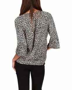 MICHAEL Michael Kors Cheetah Flare Sleeve Top | Shirts & Tops -MICHAEL Michael Kors Sales Store 81gpXsmf5fL. AC SR736920