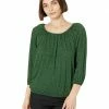 MICHAEL Michael Kors Petite Vine Leaves Peasant Top | Shirts & Tops