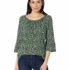MICHAEL Michael Kors Shirts & Tops Vine Leaves Flare Sleeve Top
