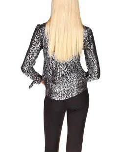 MICHAEL Michael Kors Python Mock Neck Tie Top | Shirts & Tops 5 MICHAEL Michael Kors Python Mock Neck Tie Top | Shirts & Tops -MICHAEL Michael Kors Sales Store 81qei3tXxXL. AC SR736920