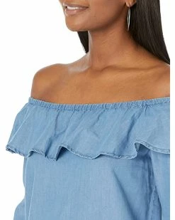 MICHAEL Michael Kors Tencel Ruffle Top | Shirts & Tops -MICHAEL Michael Kors Sales Store 81vZlzj44L. AC SR736920