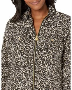 MICHAEL Michael Kors Floral Vine Dog Tag Top | Shirts & Tops -MICHAEL Michael Kors Sales Store 915Vjc0qQ0L. AC SR736920