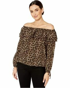MICHAEL Michael Kors Ruffle Peasant Top | Shirts & Tops