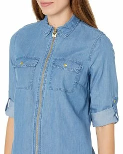 MICHAEL Michael Kors Tencel Dog Tag Top | Shirts & Tops 6 MICHAEL Michael Kors Tencel Dog Tag Top | Shirts & Tops -MICHAEL Michael Kors Sales Store 91K1XQXSQL. AC SR736920